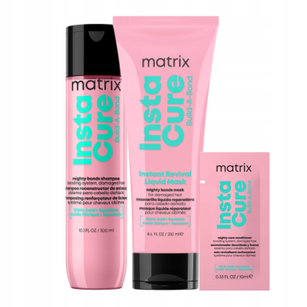 Matrix Instacure Build-A-Bond szampon do włosów zniszczonych odżywka