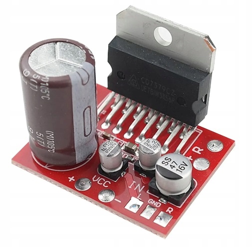 WZMACNIACZ STEREO 2X38W 9-17,5V TDA7379