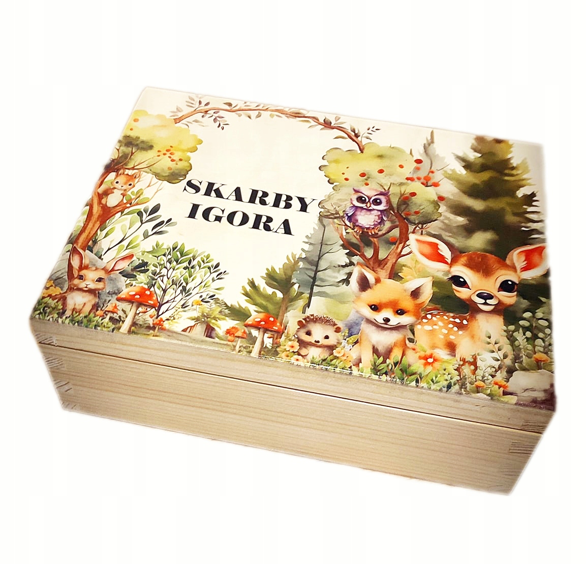 PUDEŁKO SKRZYNKA SKARBY DLA DZIECI GRAFIKA PERSONALIZOWANA Kod producenta 2222