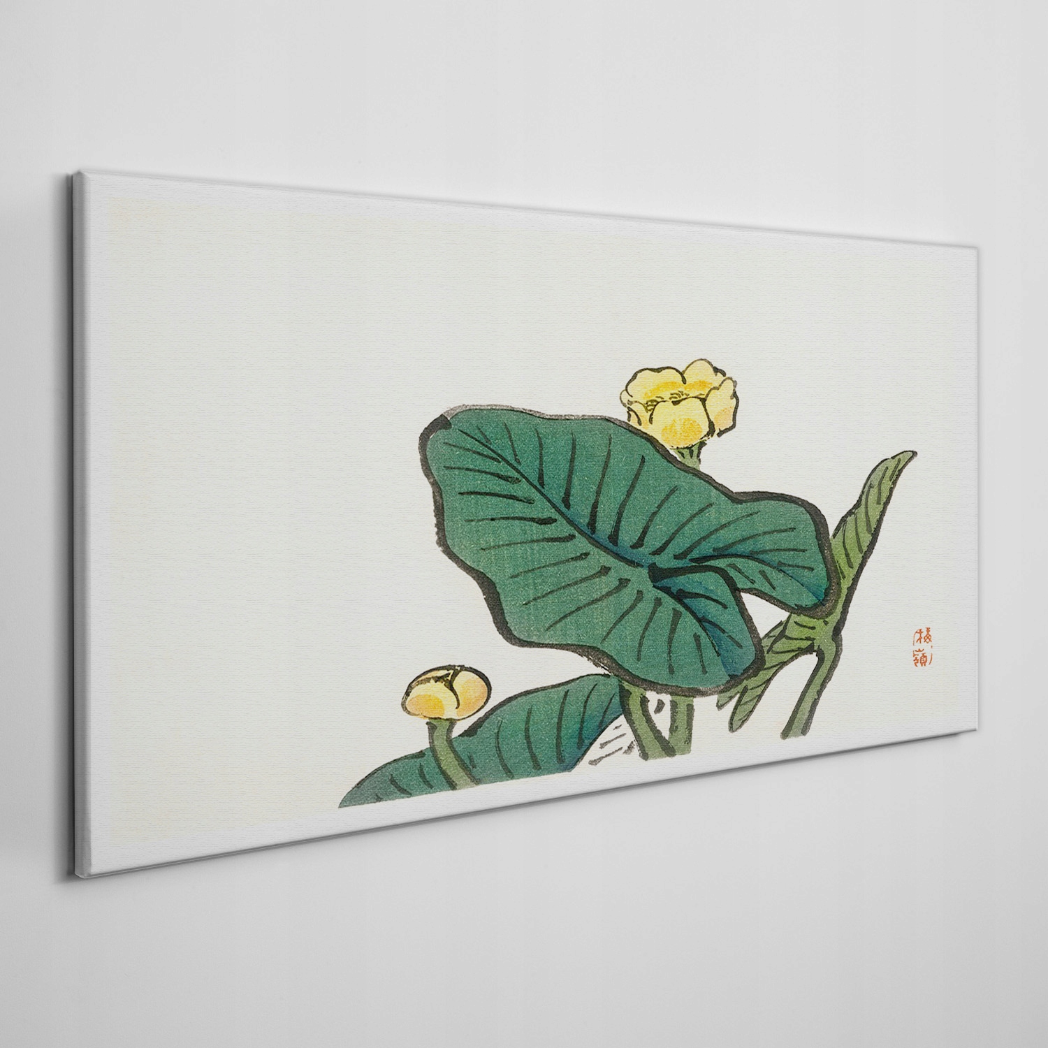 

Obraz na płótnie Kwiatu liście kwiaty 140x70 cm