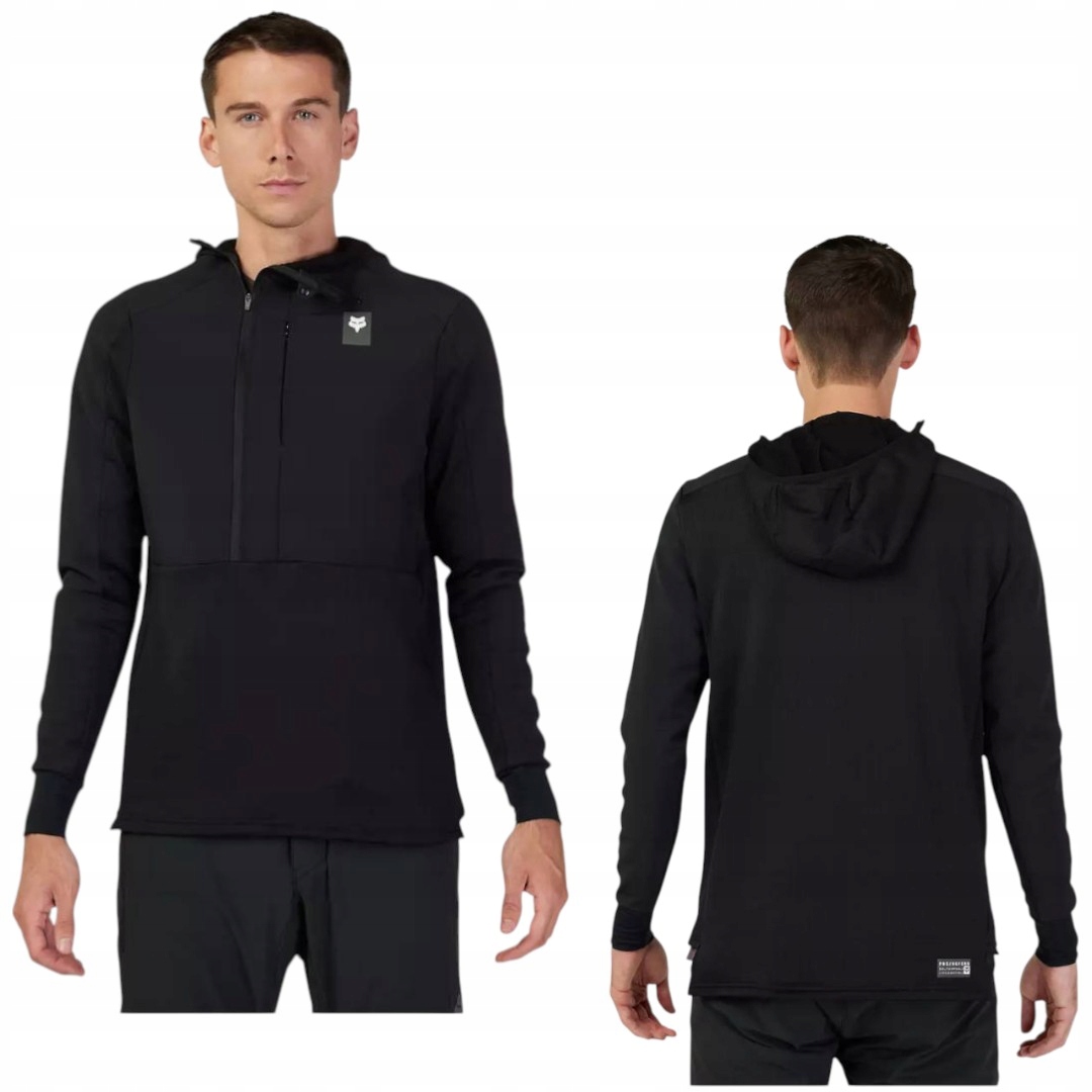 Fox Defend Thermal Hoodie Bluza Mtb XXL Polartec Power Grid Czarna