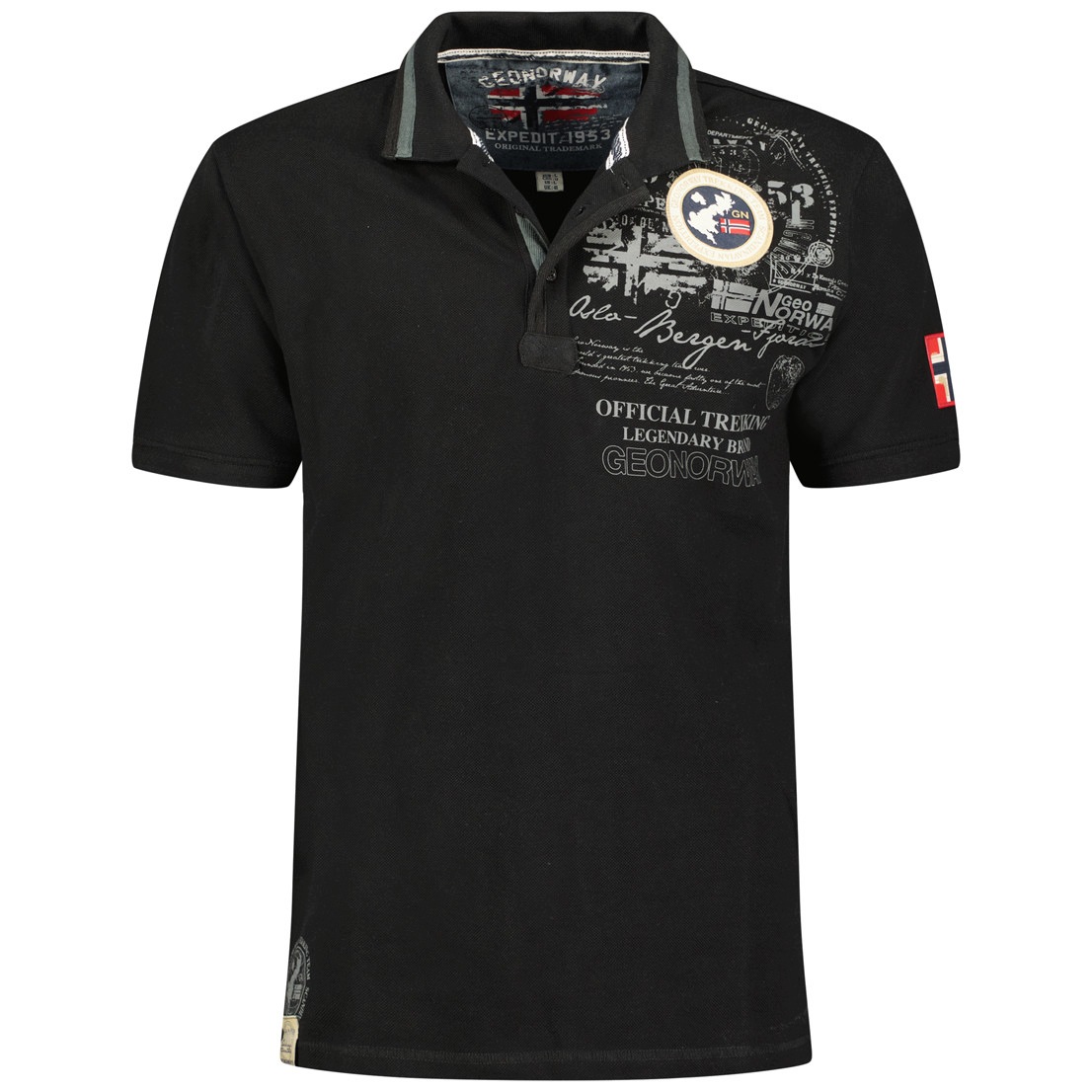 Geographical Norway polokošile pánská Karuen Men S černá