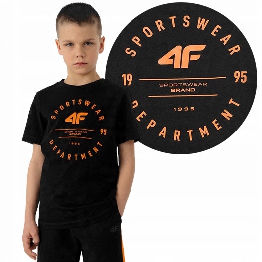 

Koszulka T-shirt Chłopięcy 4F JTSM003-20S r.128