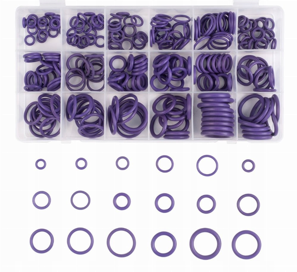 

Zestaw oringów fioletowych klimatyzacja 256 szt.
