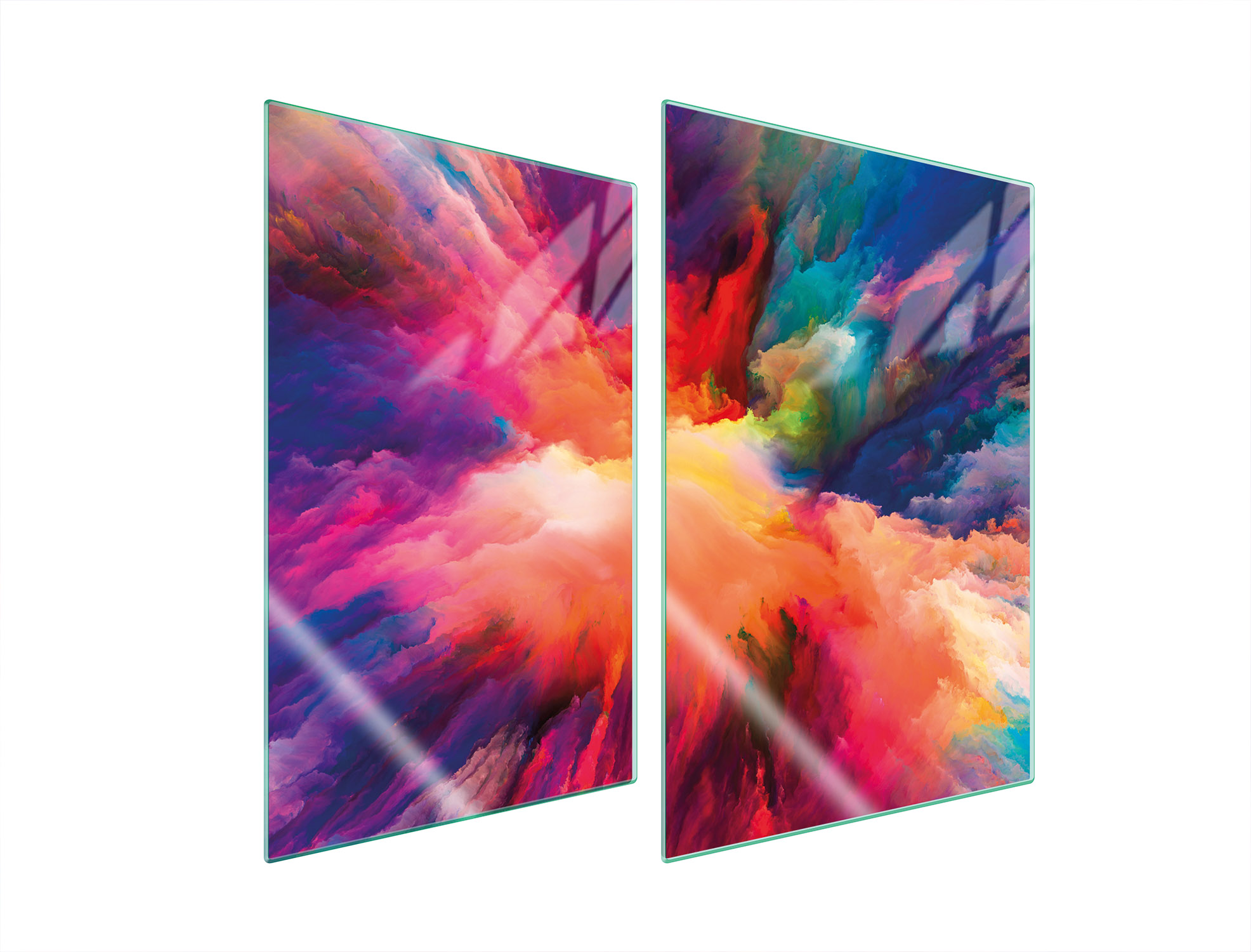 Ochranná Skleněná Deska Do Kuchyně 2x35x52 Barevné Tvrzené Sklo