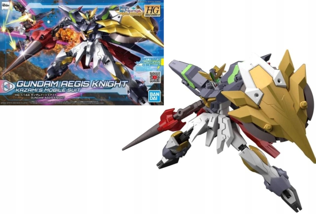 Gundam Hgbdr 1/144 Gundam Aegis Knight Model stavebnice