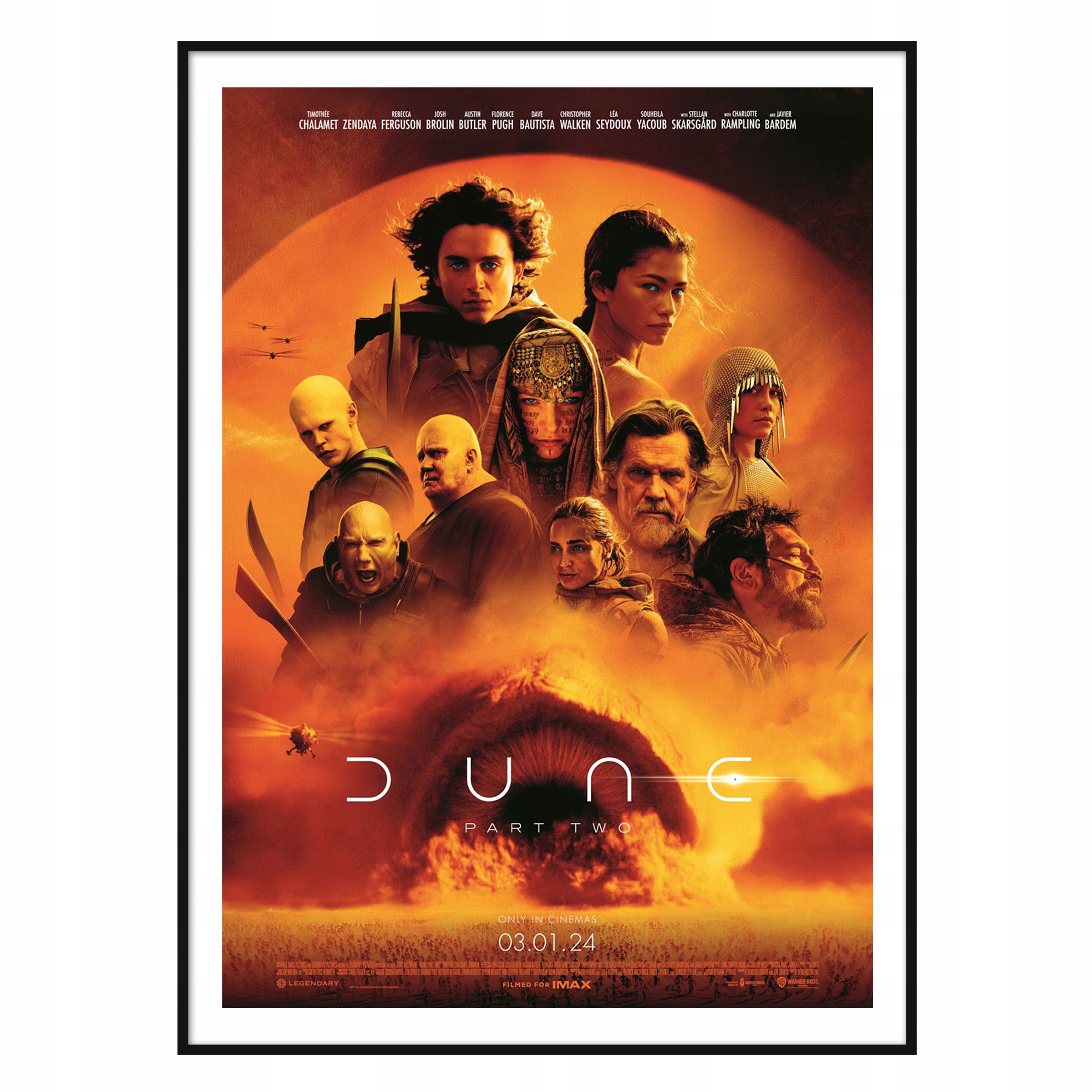 Plakat Dune Part Two Diuna: Część druga Szerokość produktu 42 cm