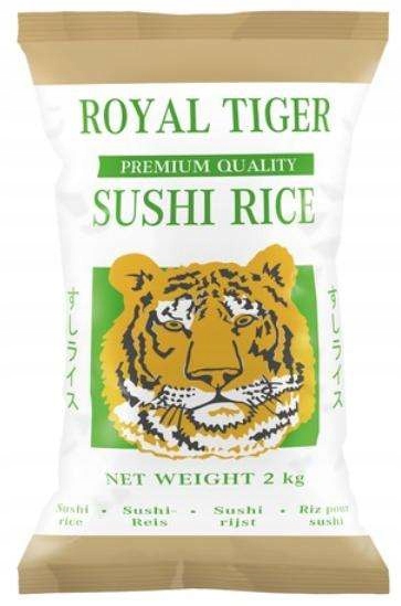 Levně 2x Rýže na sushi Royal Tiger Premium 2 kg