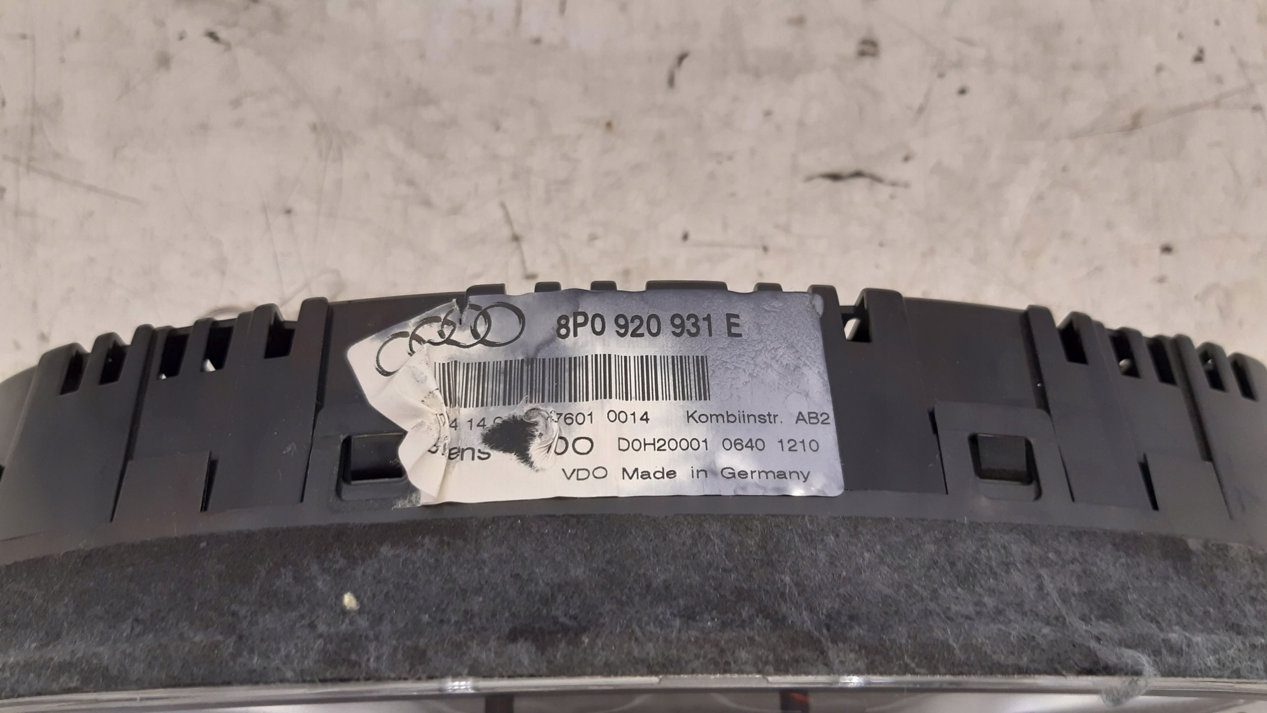 dials 8P0920931E Audi A3 8P LIFT