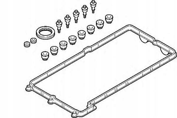 Elring Sada Těsnění Víka Ventilů Bmw 5 (E60 Asistent řidiče #28