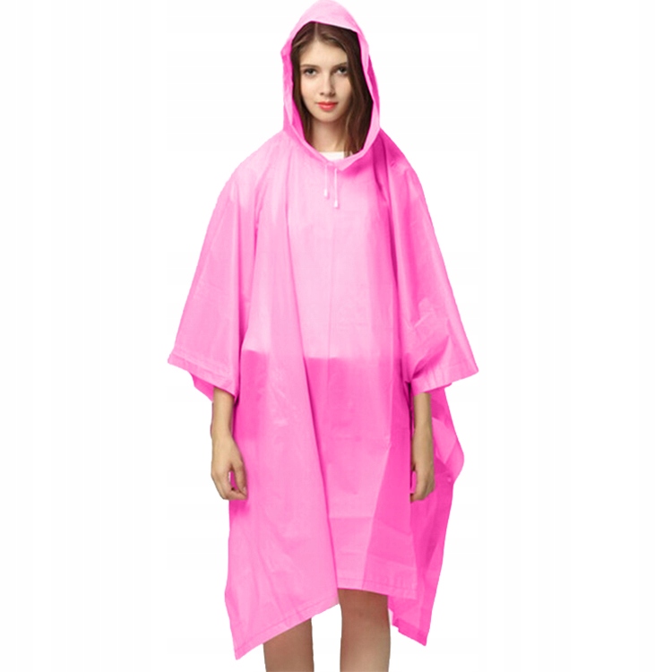 SUPER MOCNY PŁASZCZ PRZECIWDESZCZOWY PELERYNA PONCHO UNIWERSALNY KOLORY XXL