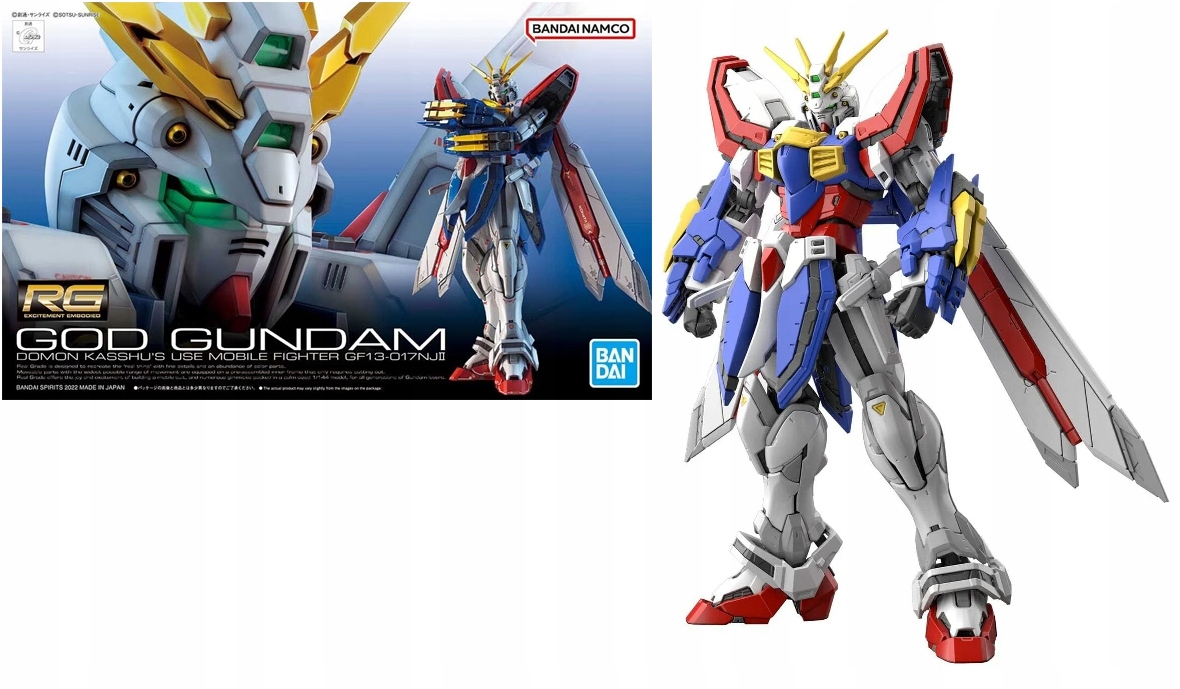 Gundam Rg 1/144 God Gundam Modelářský set