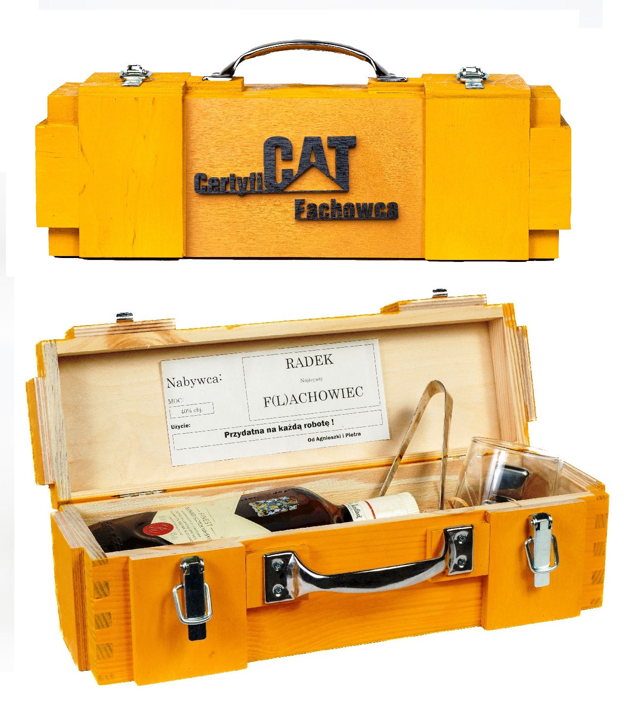 

CertyfiCAT fachowca skrzynka na flakon Pracownika