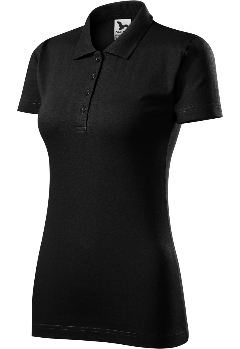 MALFINI SINGLE J. 223 DOPASOWANA DAMSKA koszulka polo bluzka BAWEŁNIANA S