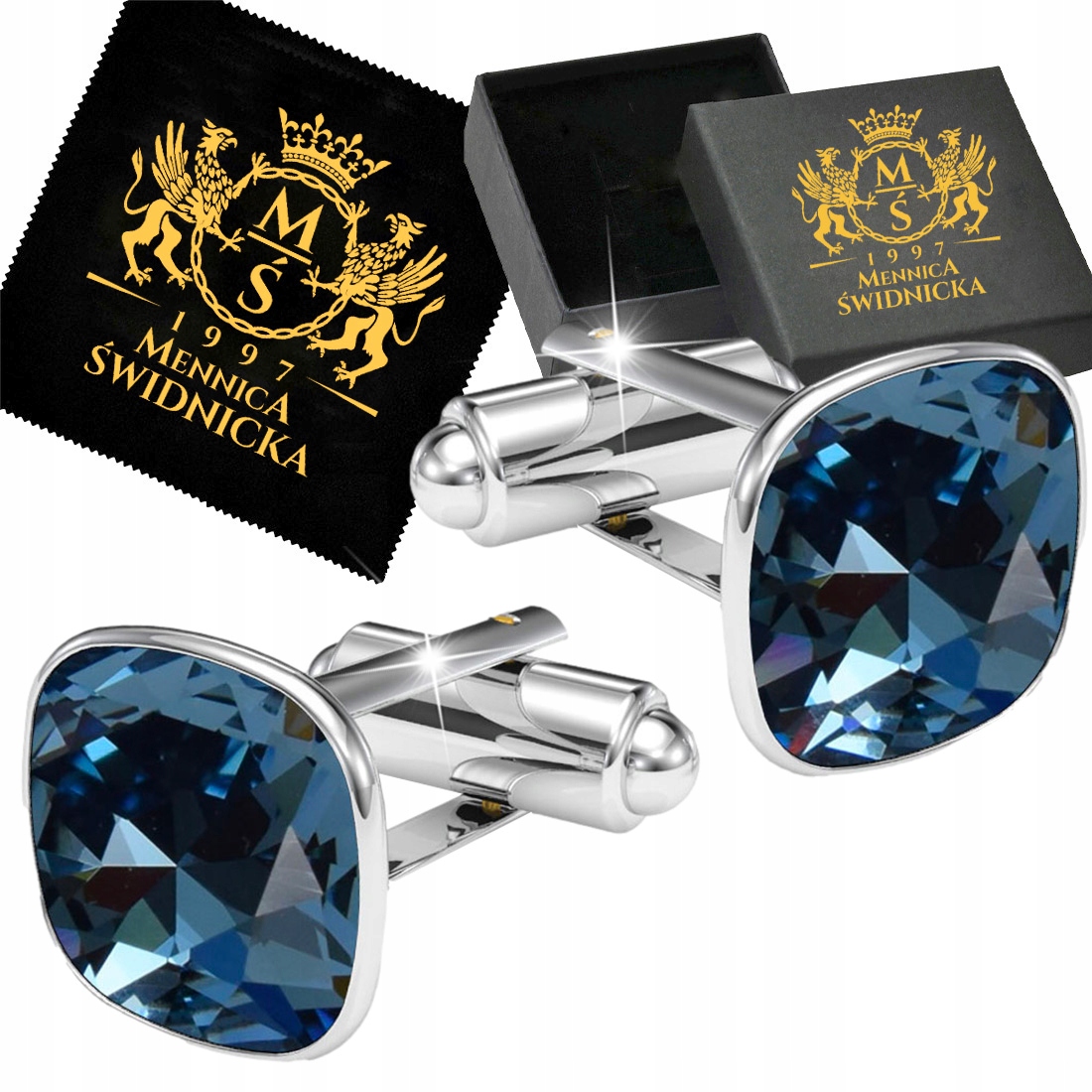 Manžetové knoflíčky Košile Stříbrné Ocel Ušlechtilá 316L Dárek pro něj