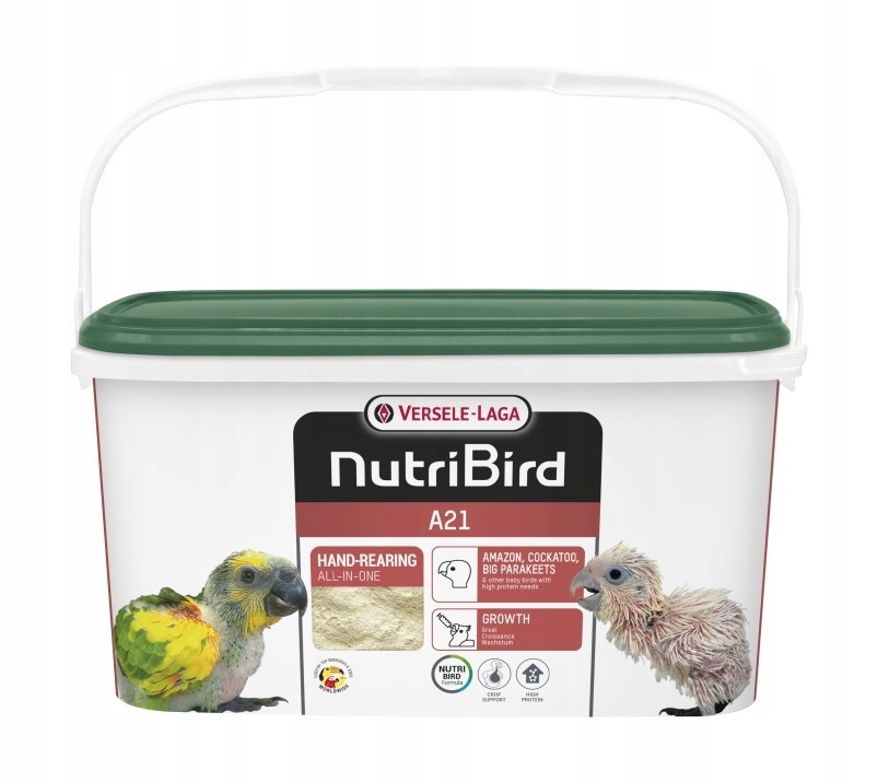 Levně NutriBird A21 Krmivo pro ruční použití 3 kg 21% bílkovin