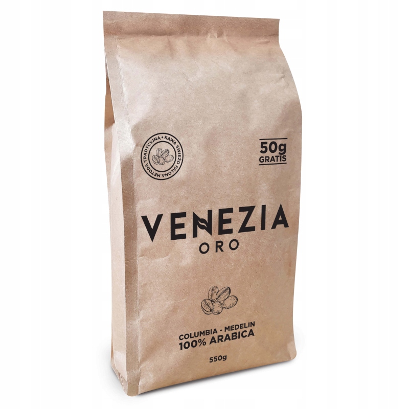 Káva zrnková Venezia Oro 100% Arabica 550 g