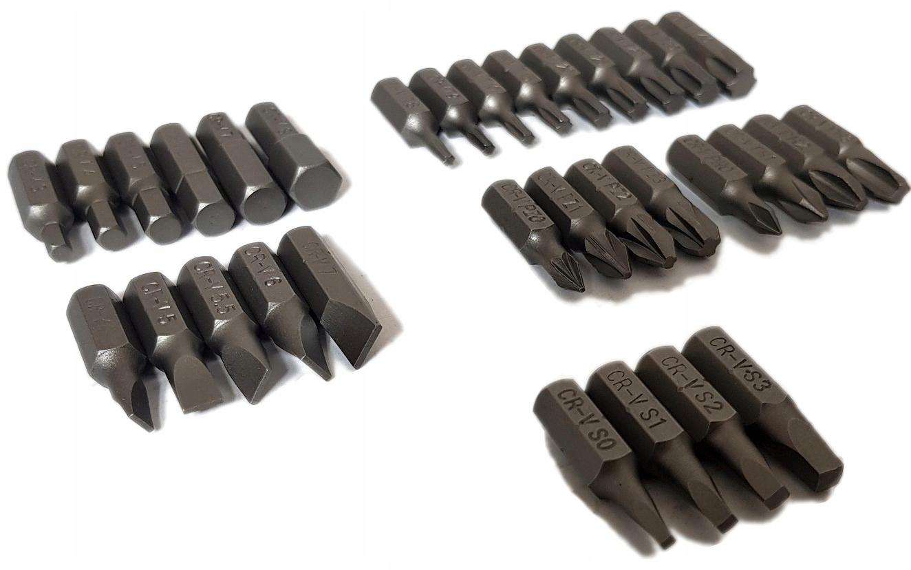 Yato Bity 1/4'' Płaskie Pz Ph Torx Zestaw 32EL