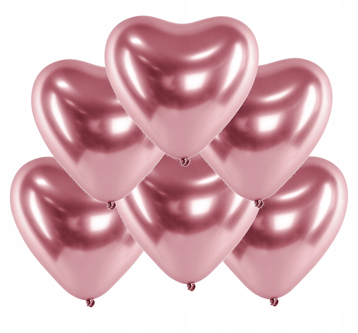 

Balony Chromowane Serca Rose Gold Glossy 30cm 10sz
