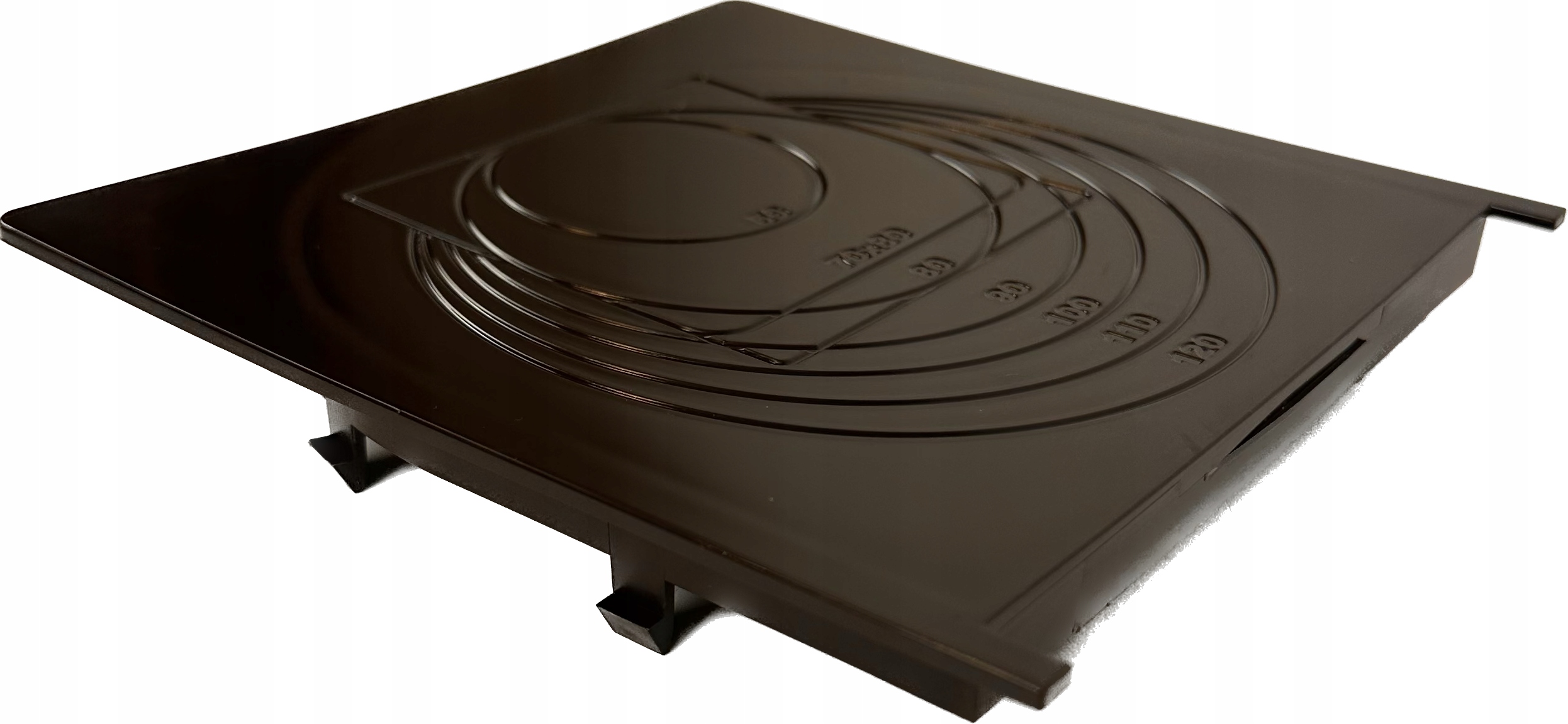 Klapka pod rurę do osadnika GALECO brąz