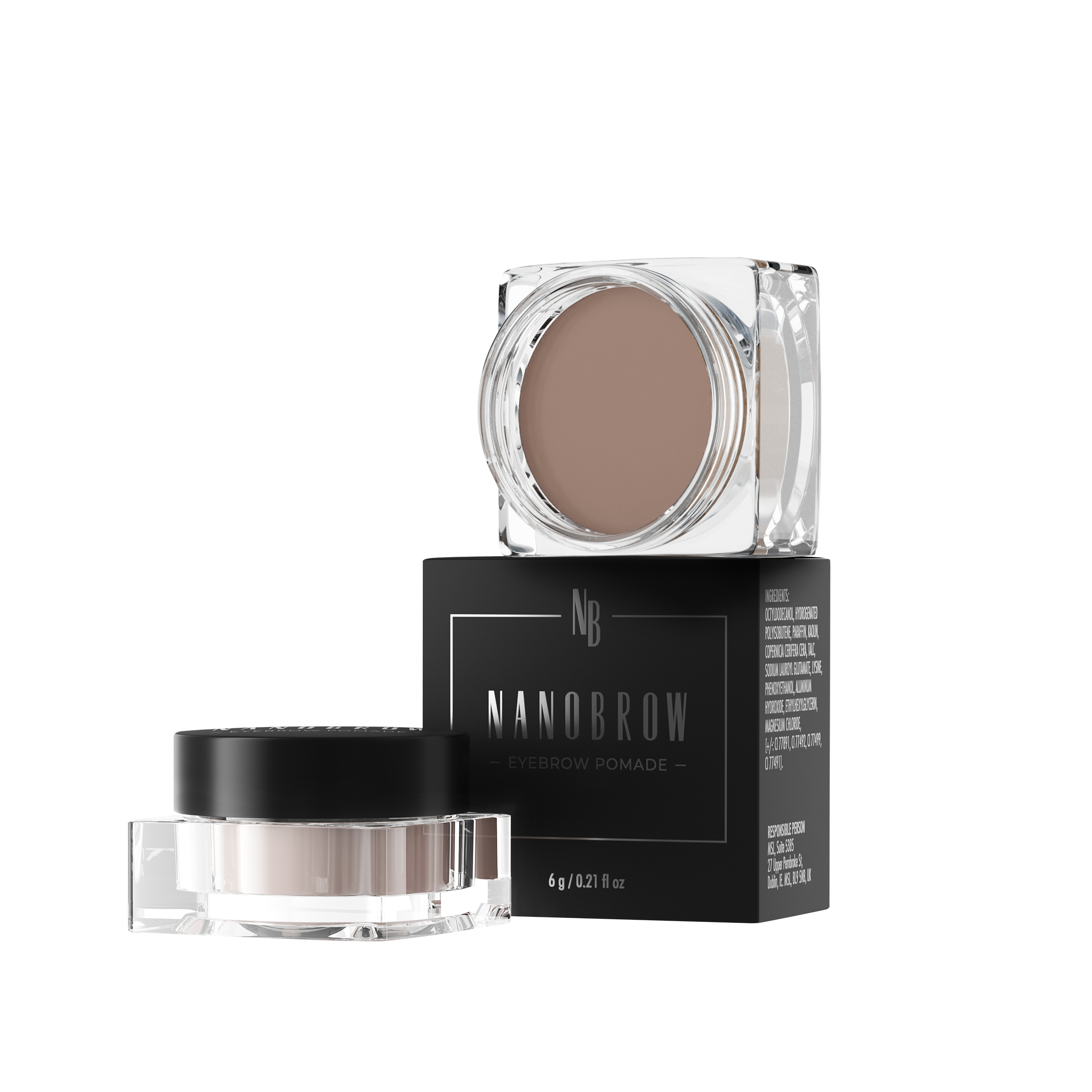 Nanobrow Pomáda na obočí Medium Brown 6 g