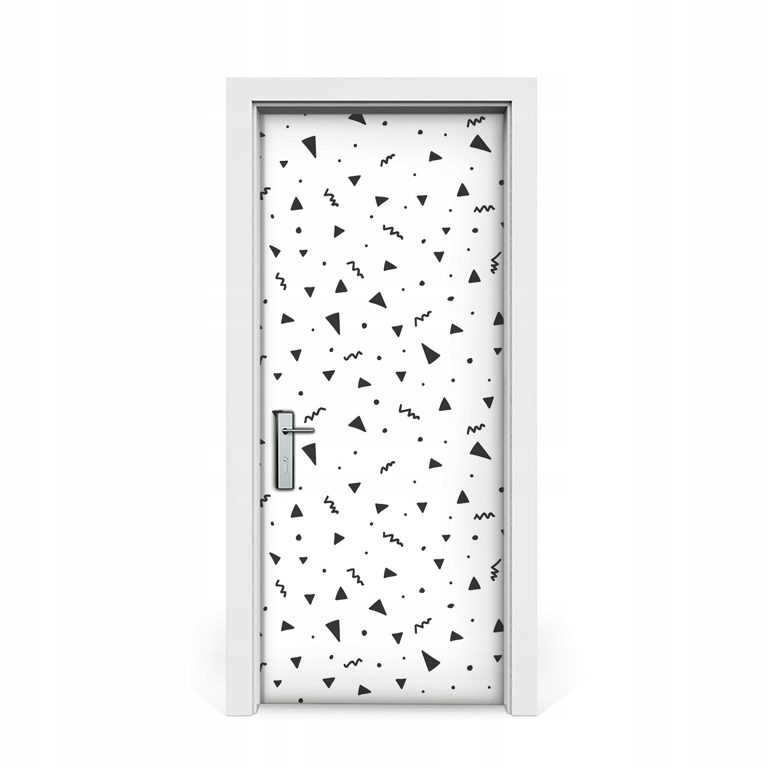 

Naklejka na drzwi Geometryczne kształty 85x205