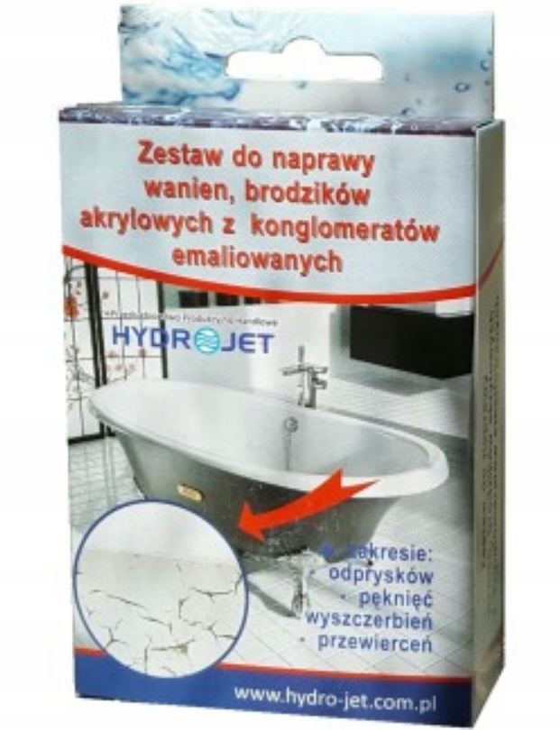 

Zestaw do naprawy wanien i brodzików