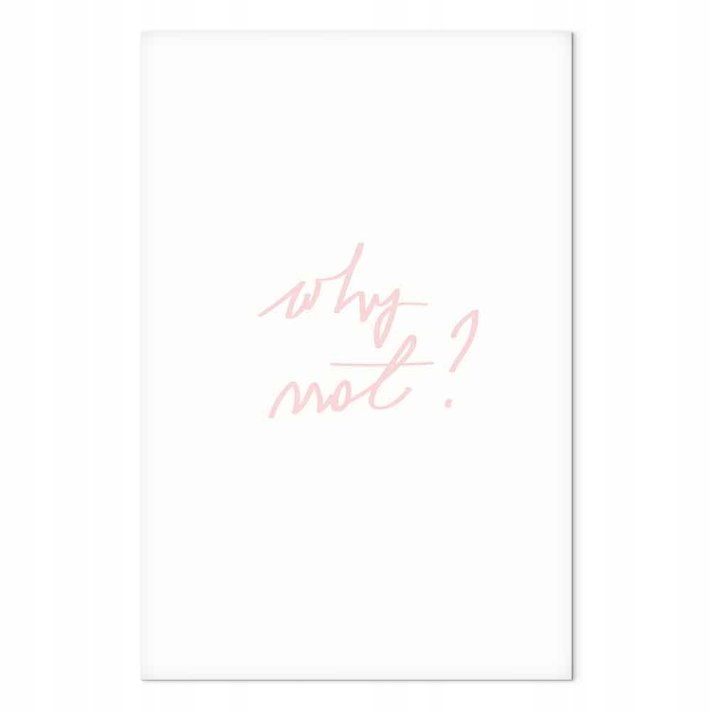 Obraz na plátně canvas Grafika Nápis Inspirace Bílá Růže 80x120
