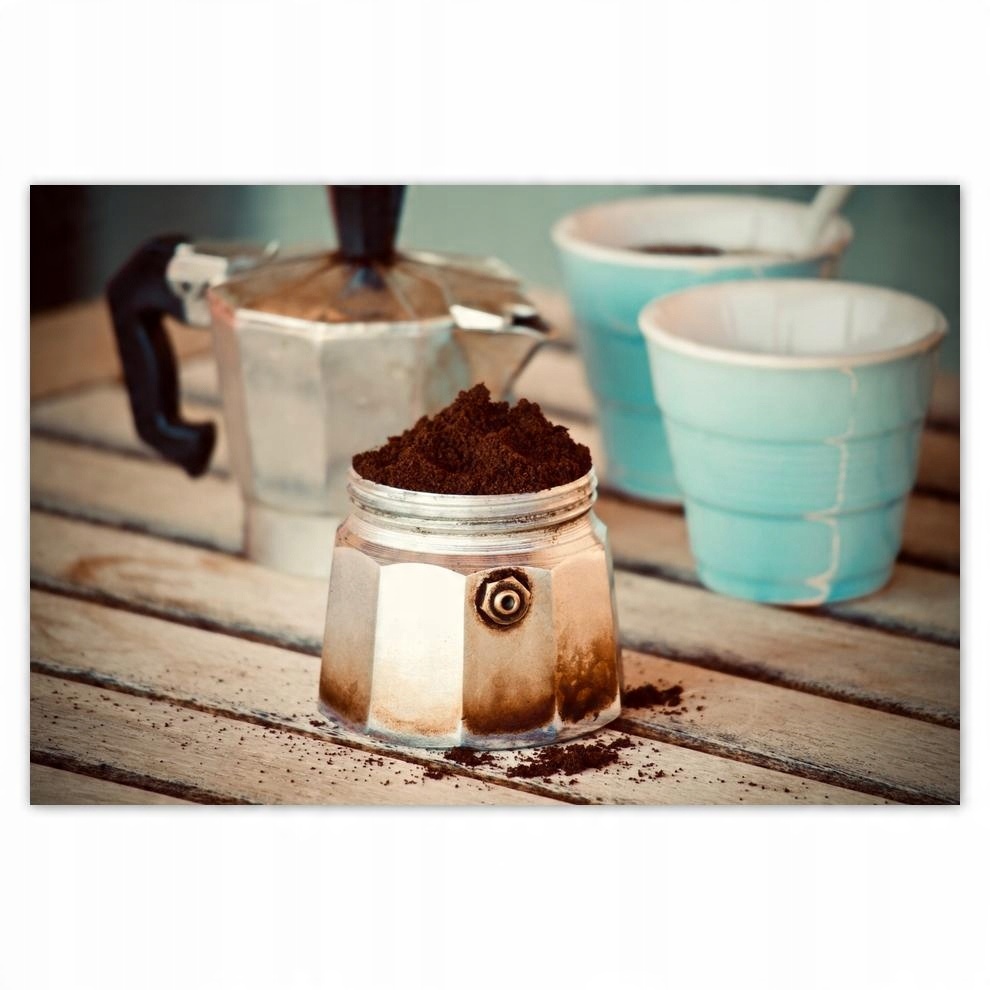 

Plakat samoprzylepny 60x40 Kawa Kawka Coffee Kaffe