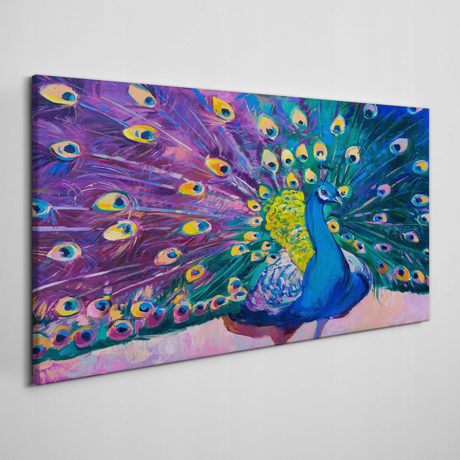 

Obraz na płótnie Zwierzę ptak paw pióra 120x60 cm
