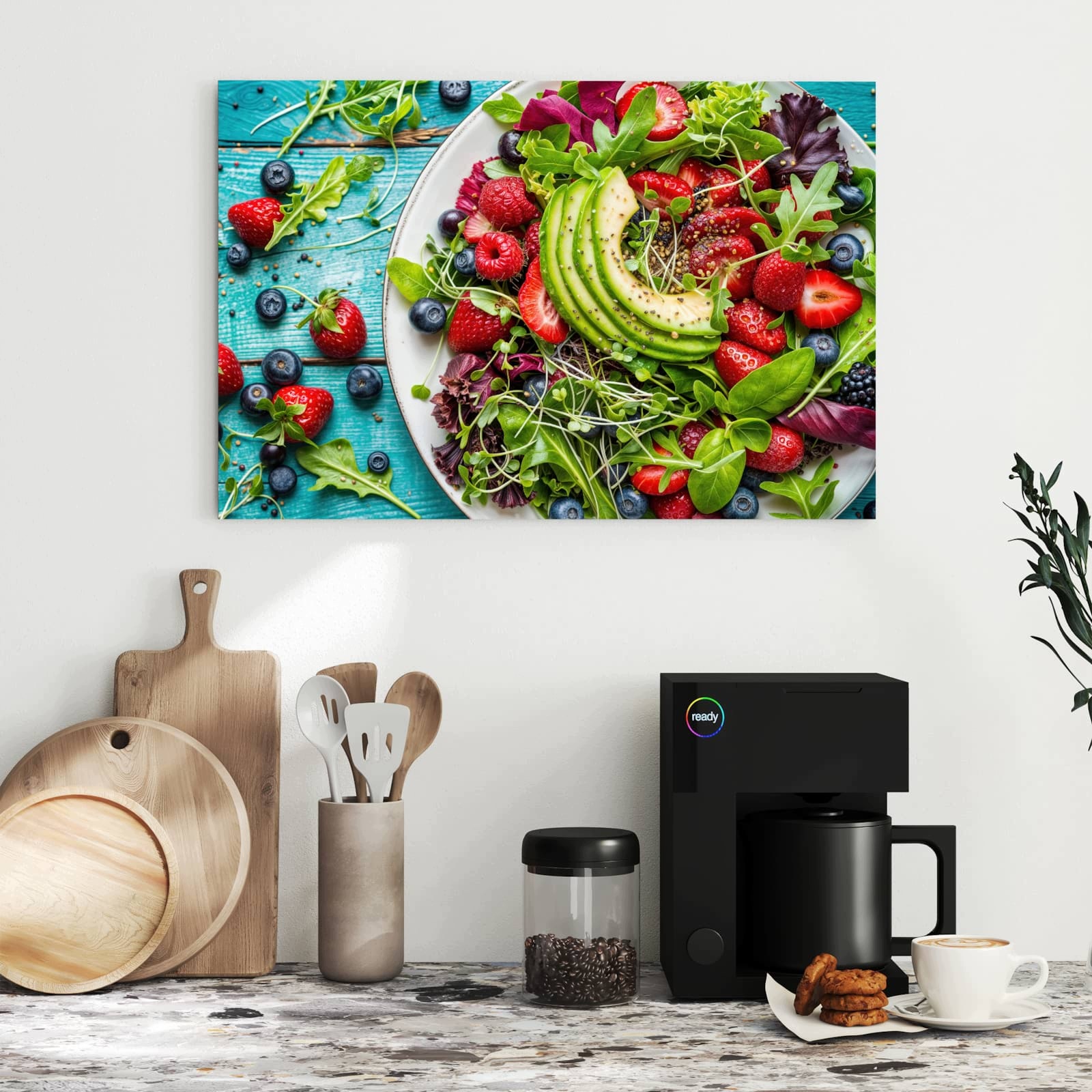Magnetická tabule Zdravý Salát Miska 60 × 40 cm
