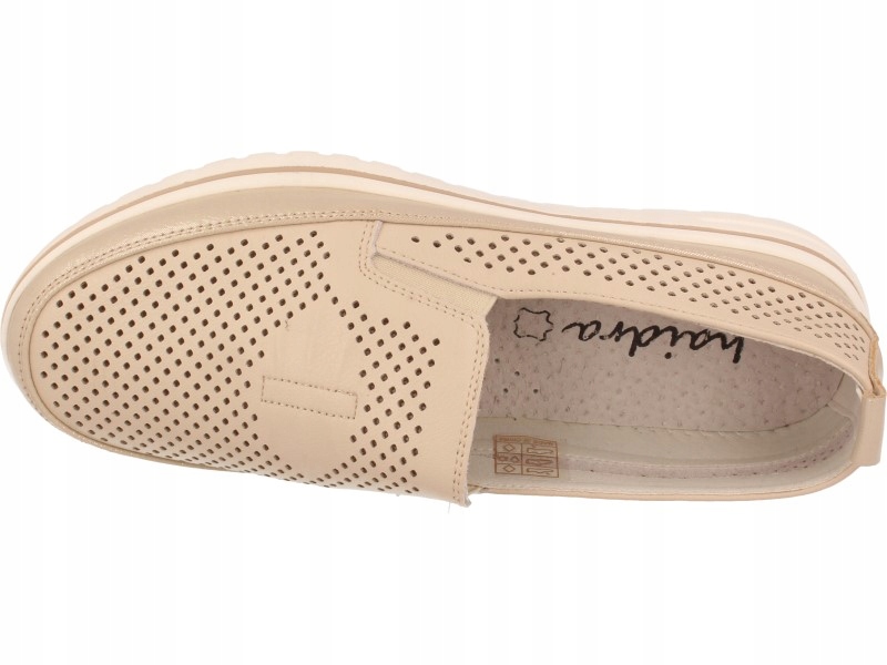 JBUT - HAIDRA PÓŁBUTY MOKASYNY AŻUROWE LM2515 r.36 Rozmiar 36