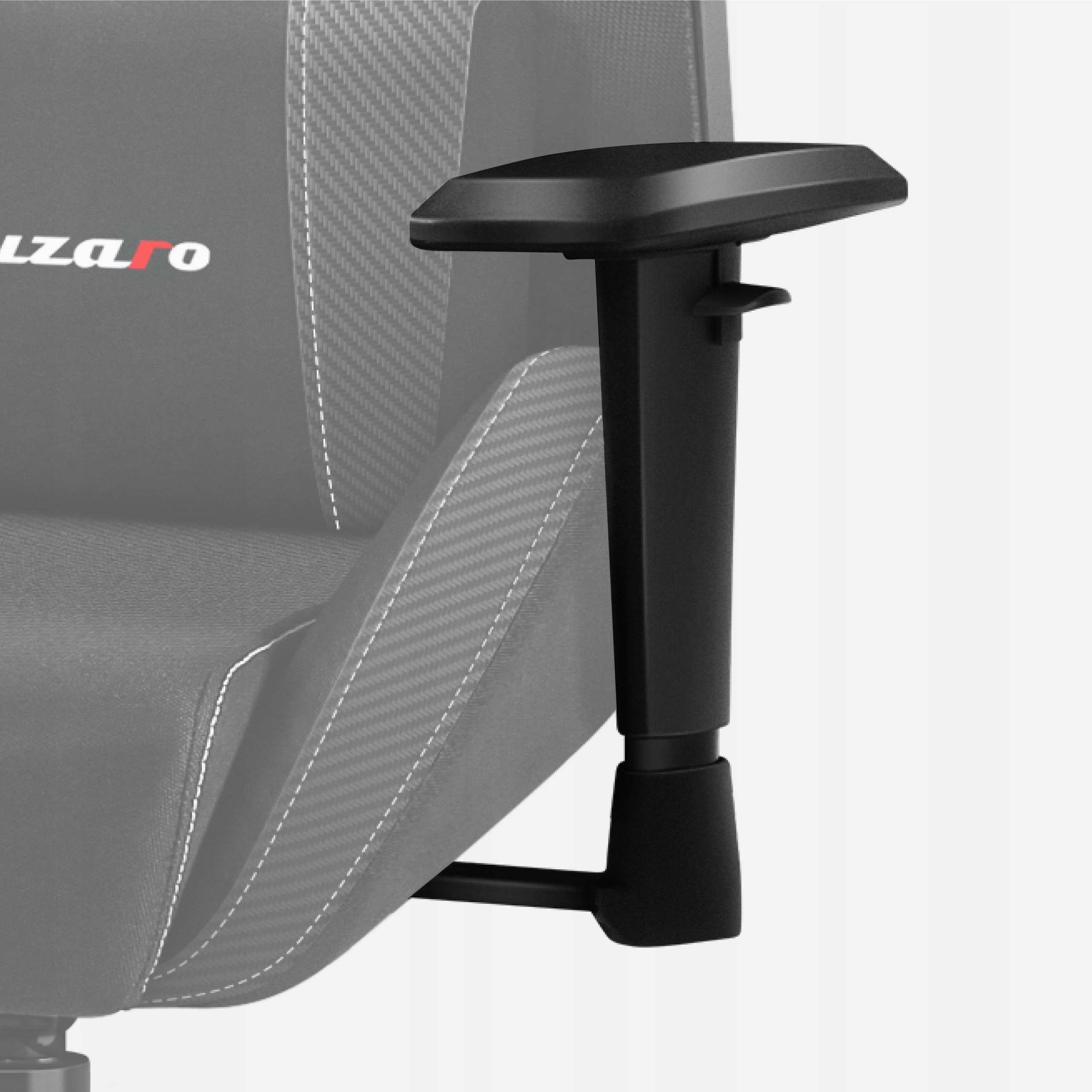 Herné kreslo ERGONOMICKÉ Nastaviteľné Huzaro Combat 7,6 RGB Led ČIERNA Minimálna výška sedadla 50 cm