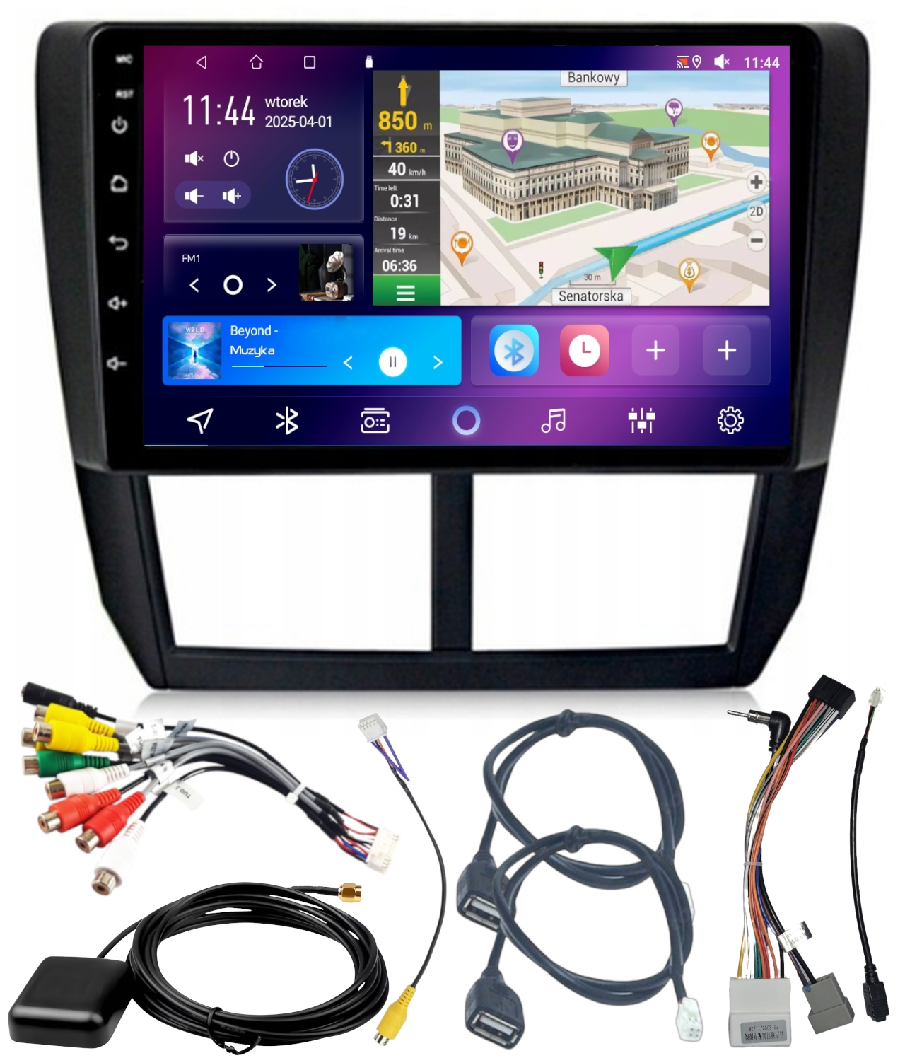 Autorádio Gps Subaru Forester 2007-2013 Wifi Carplay Usb 4GB 64GB