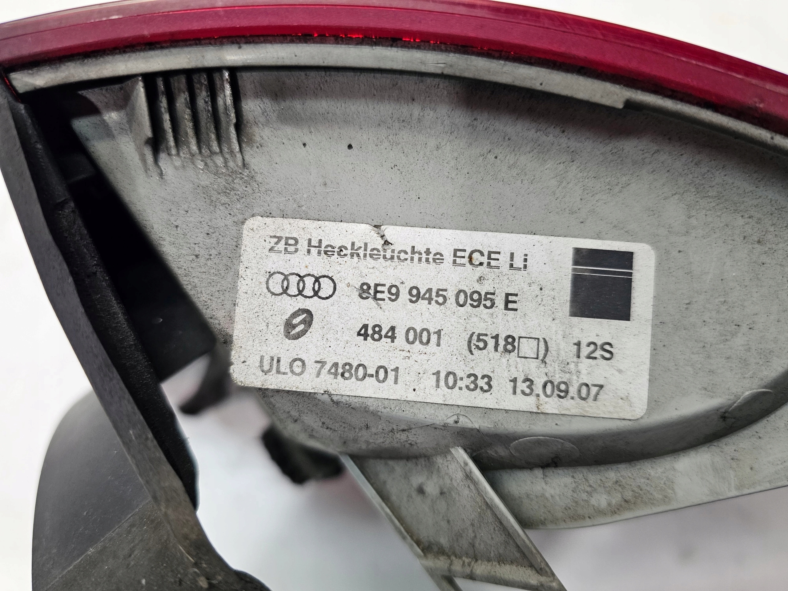 light left rear part W fender AUDI A4 B7 KOMBI AVANT 8E9945095E original