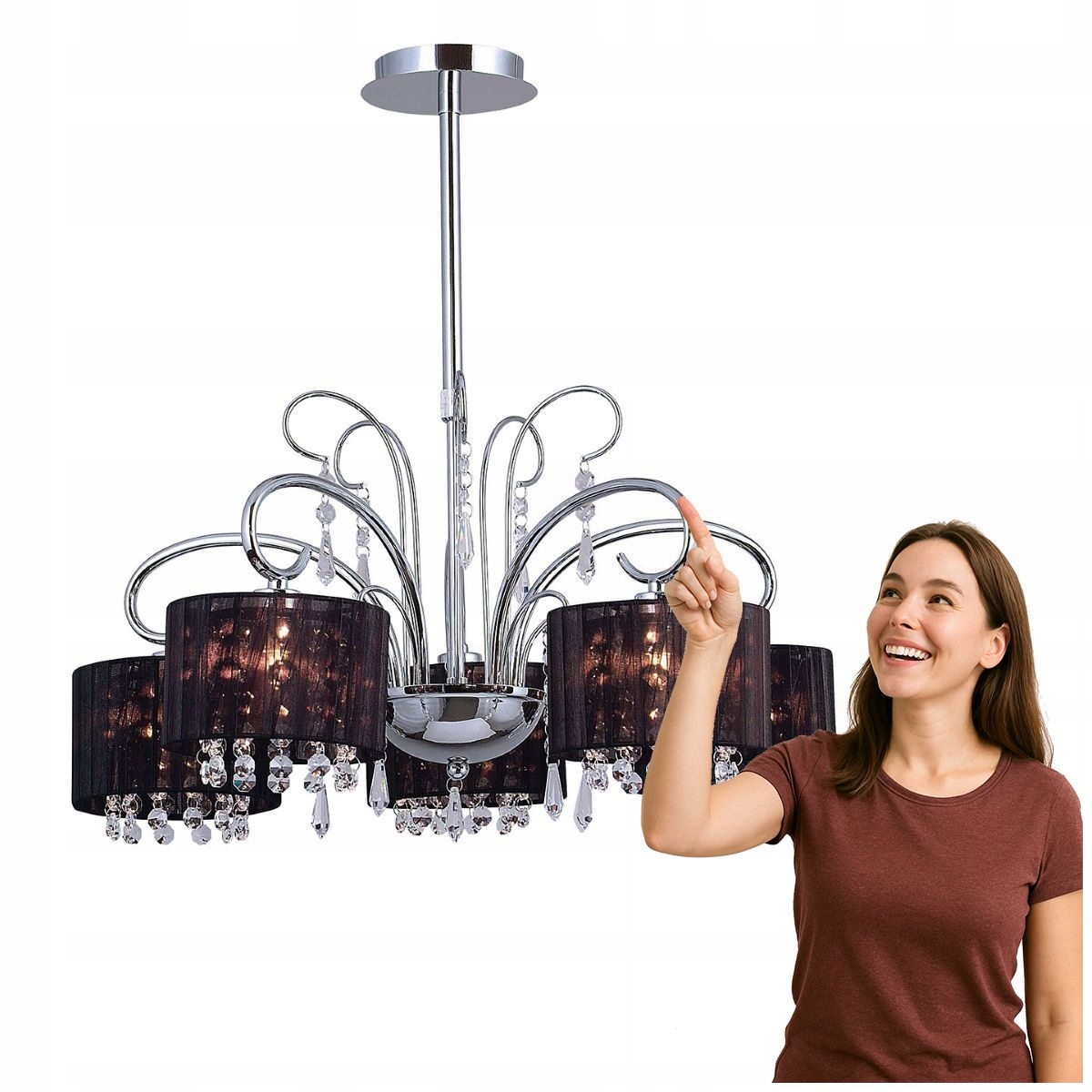 Závesná lampa Span MDM1583/5 Italux