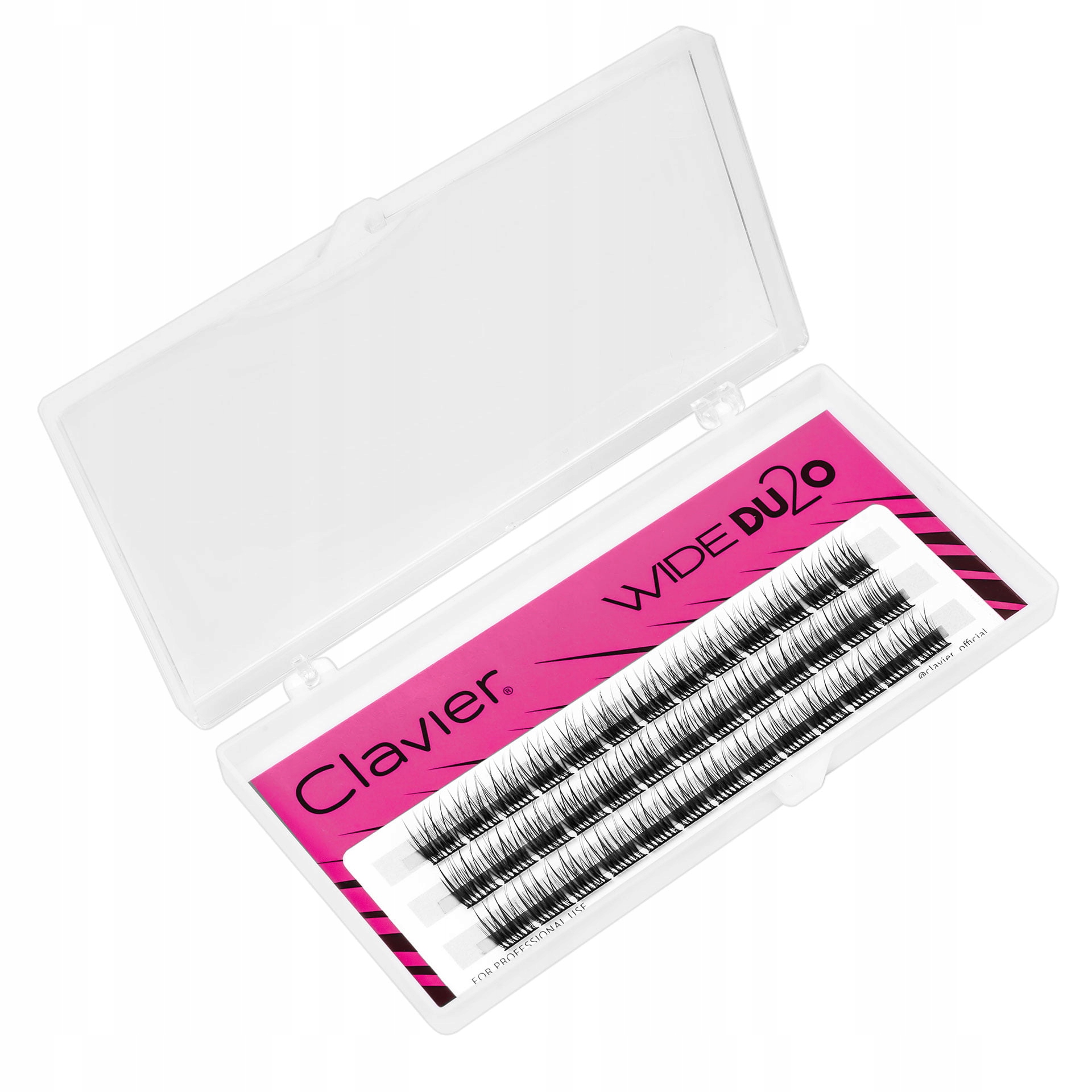 Kępki Rzęs Clavier WIDE Du2o mini paski 10/12/14mm EAN (GTIN) 5907565676709