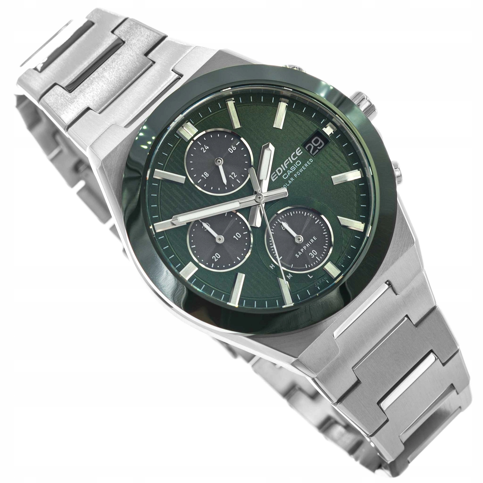 Pánské Hodinky Casio EFS-S650D-3AEF Solar Powered Se Safírovým Sklem
