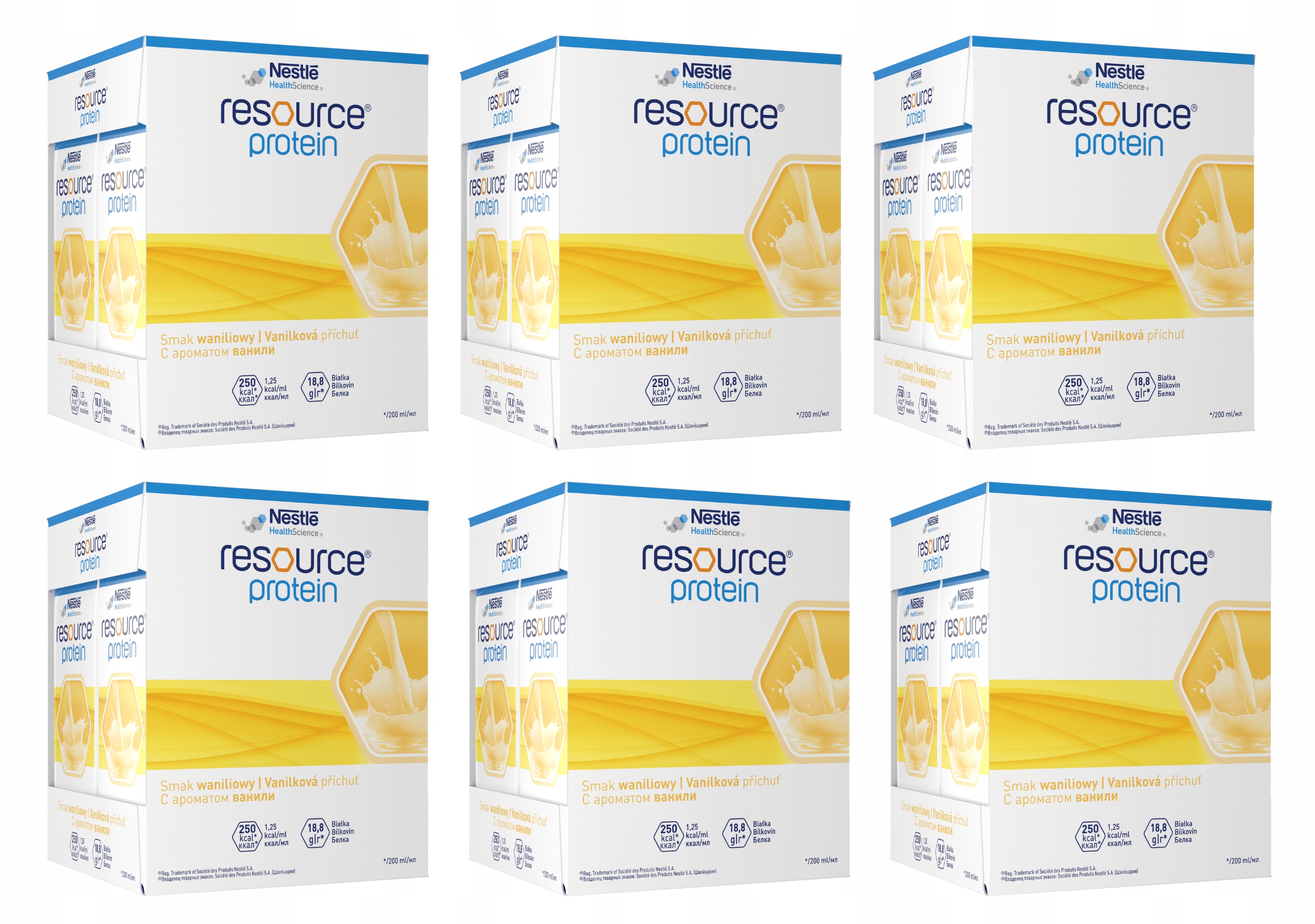 Resource Protein Wanilia zestaw 24x200ml
