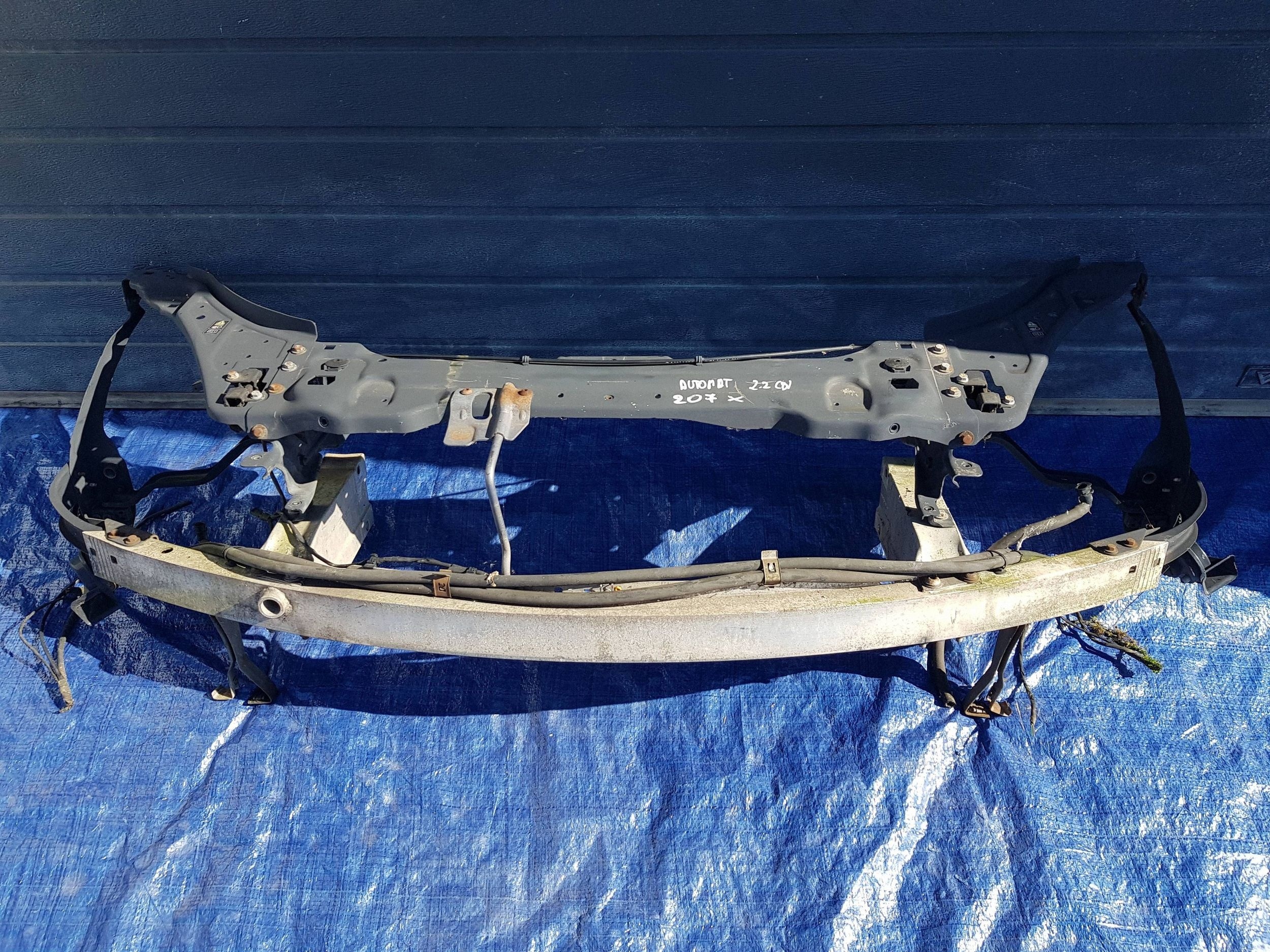 support panel for radiators front Mercedes E W207 pillar iron bumper support