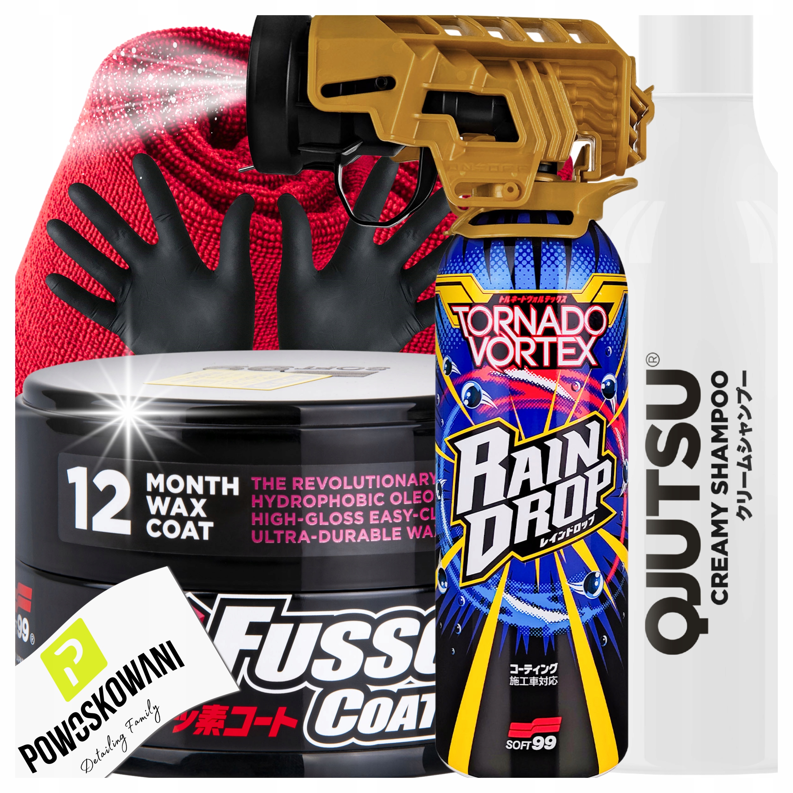Soft99 Sada Automobilové Kosmetiky S Automobilovým Voskem Fusso Coat