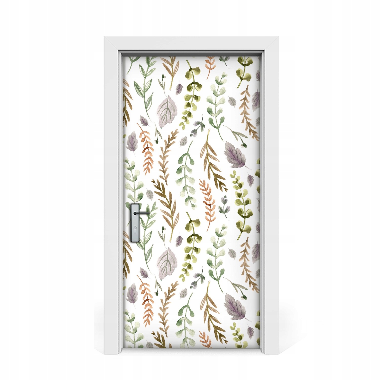 

Naklejka na drzwi okleina Kolorowe liście 95x205