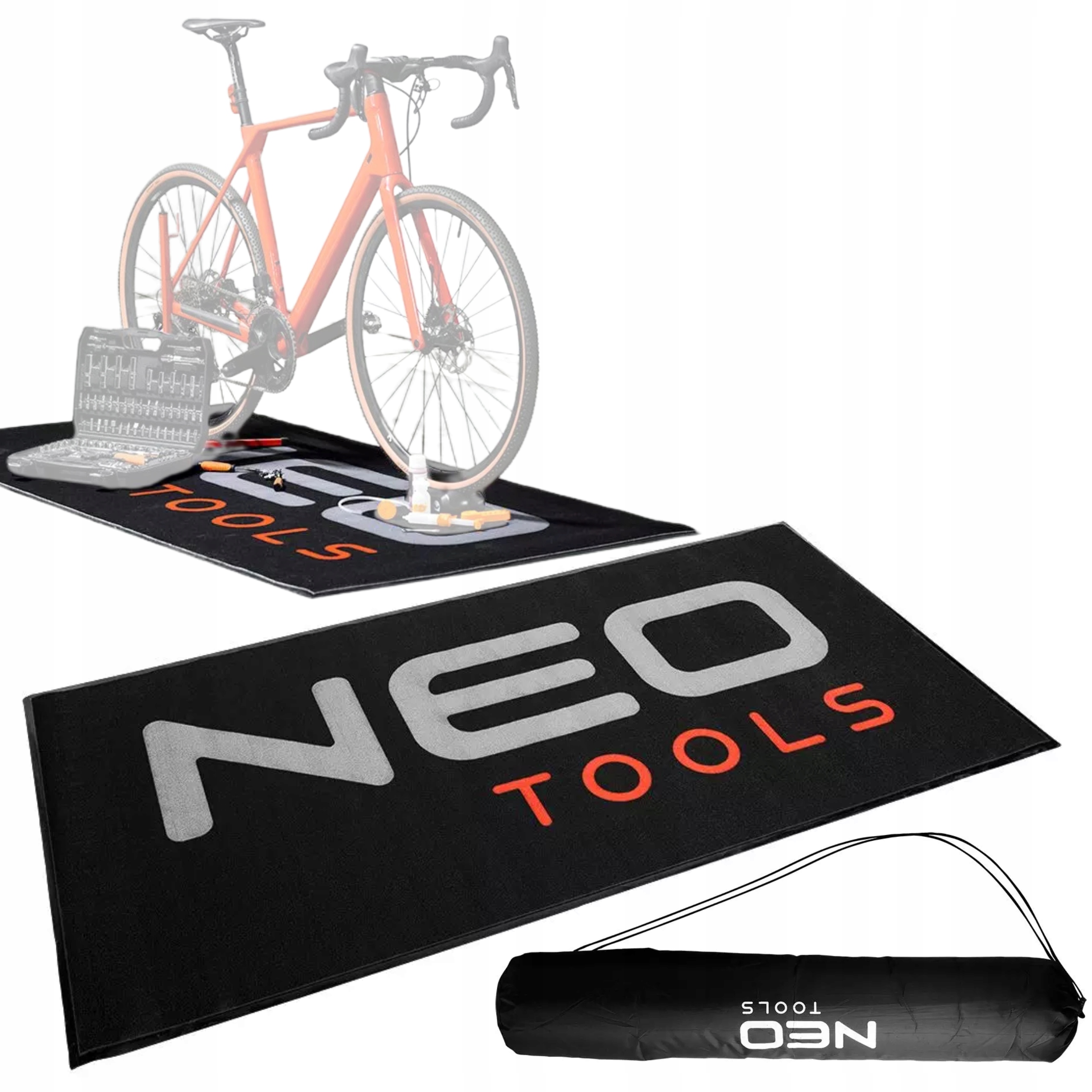 NEO MATA SERWISOWA ŚRODOWISKOWA MOTOCYKL ROWER POD SAMOCHÓD 200X100 CM