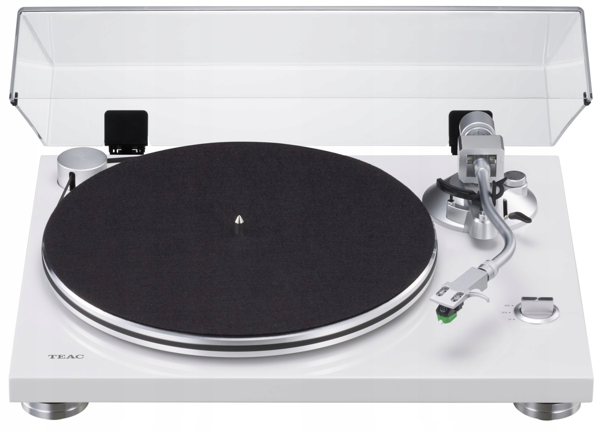 Klasyczny Gramofon Analogowy Teac TN-3B Se special edition White