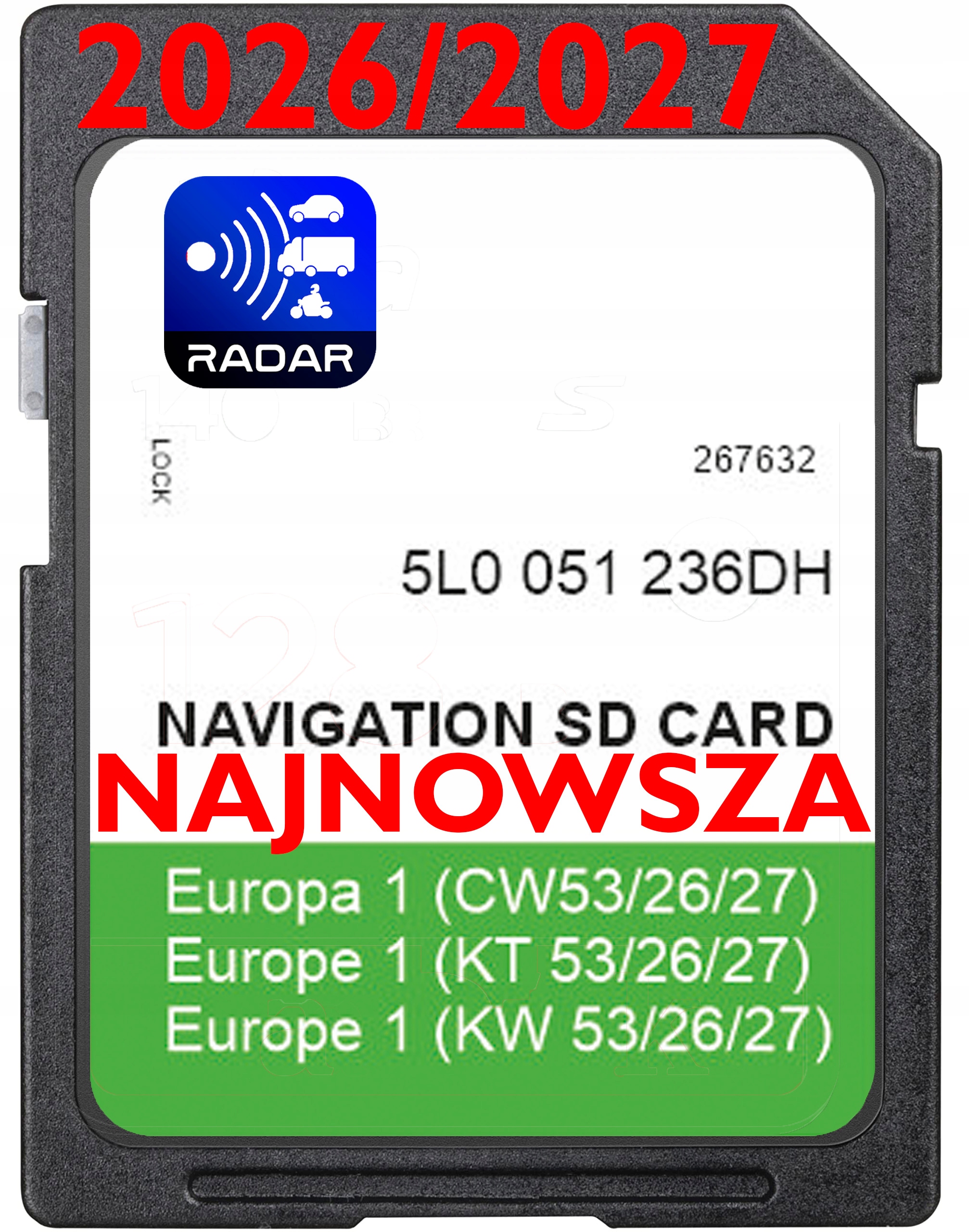 Gps Mapa Amundsen MIB2 GEN2 26/27 V23 Superb Octavia Yeti Rapid Fabia Radar
