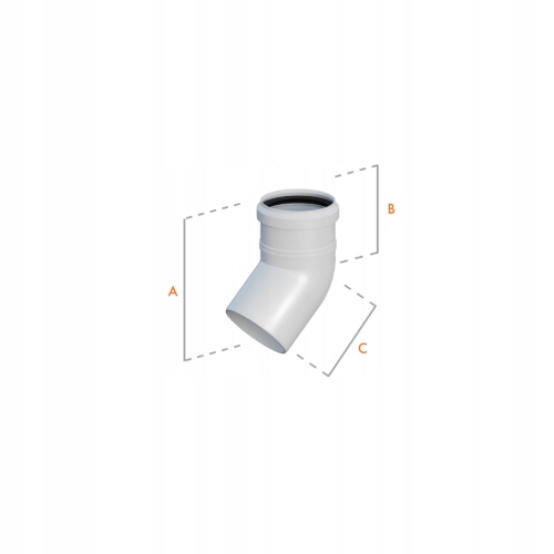 Kolano PP 45° DN 60 Ricom EAN (GTIN) 8595567500145