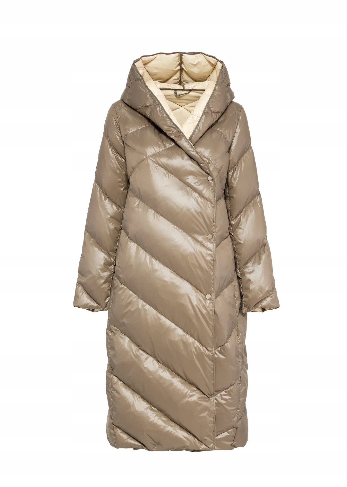 Ochnik dámská péřová bunda s kapucí KURDT-0542A-57 velikost L