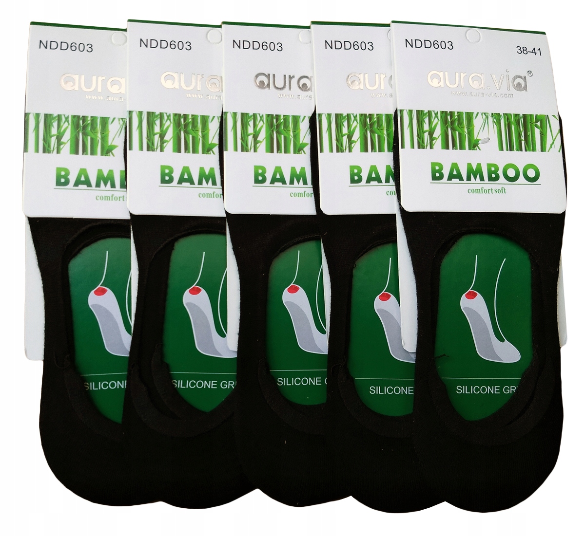 

5x Skarpety mikro Stopki mokasyny Bambusowe 43-45