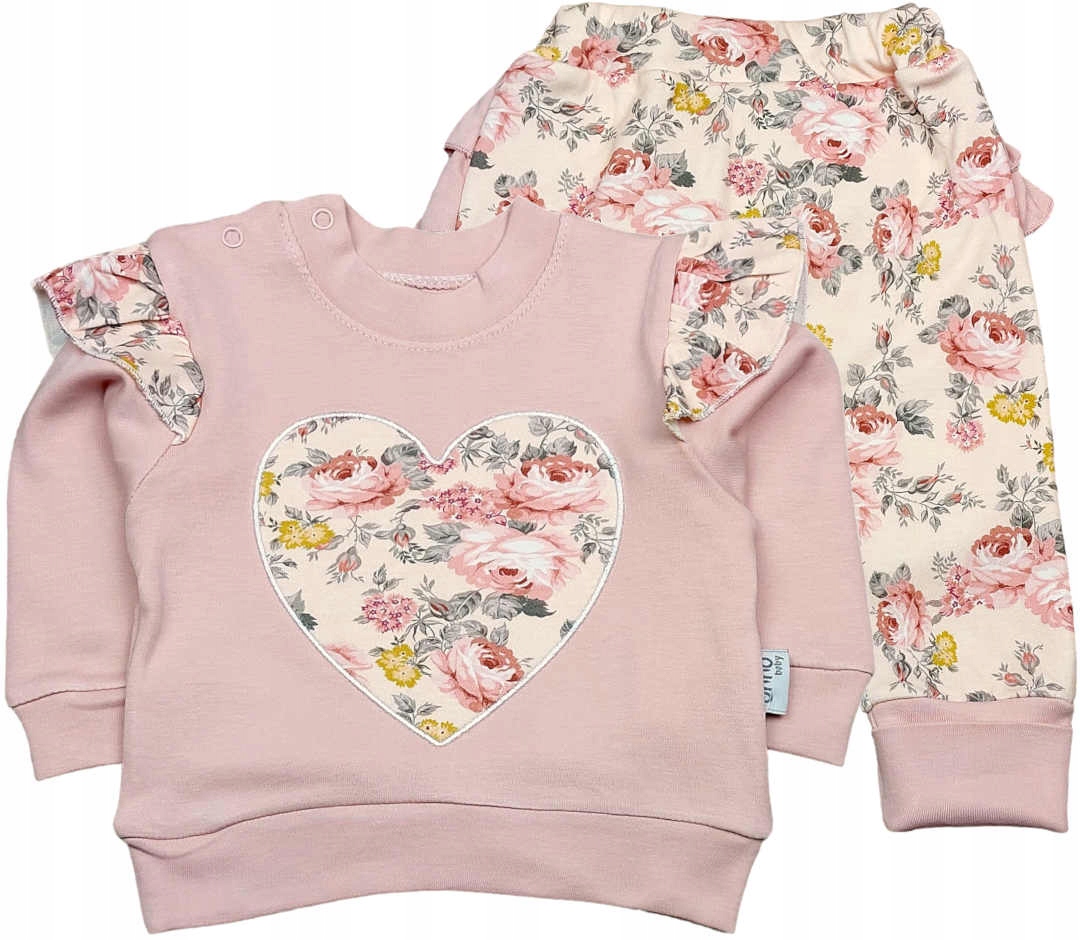 

Komplet Dresowy Niemowlęcy R.80 Bluza Spodnie