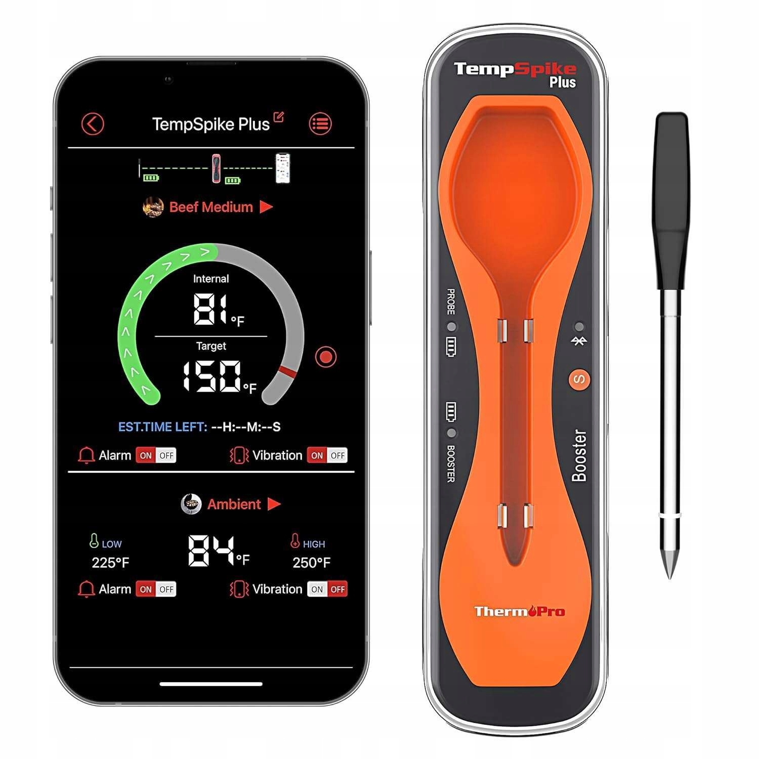 Levně Bezdrátový teploměr ThermoPro TempSpike TP-970 Plus Bluetooth